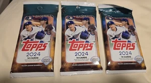 Topps 2024 Update Series MLB 14 Card Packs Set 3 Packs - Bild 1 von 5