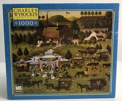 Charles Wysocki - Rally At Dandelion Mill - 1000 PC Puzzle 2002 - Image 1 of 4
