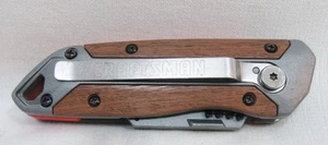 Cuchillo utilitario plegable CRAFTSMAN CMHT10584 Liner-Lock mango de madera - Imagen 1 de 4