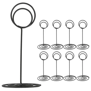 10 Pcs Metal Number Plate Clip Place Card Holders for Table Miss Travel Numbers - Picture 1 of 12