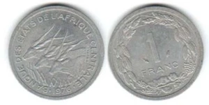 1 piece de 1 francs 1976 centre Afrique / Afrique centrale ( 003 ) - Bild 1 von 1