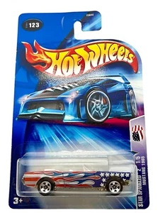 Hot Wheels Star Spangled 2 1/5 Mustang 1965 2004 #123 Blue/Red - Picture 1 of 5