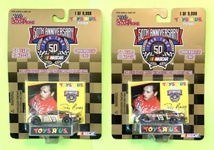 1998 Racing Champions Tony Raines 1/64 Toys R US 2-car GOLD Lot #/9998 Ford - Picture 1 of 4