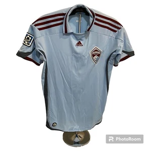 Colorado Rapids MLS Soccer Football '09 - '10 Away Blue Jersey Youth Large Used - Picture 1 of 4