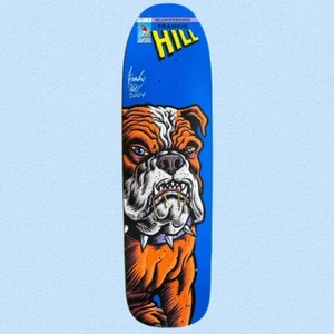 RARE SIGNED Frankie Hill 2024 Comic Bulldog 9.26 Shaped Skateboard Deck 8/25 - Picture 1 of 5