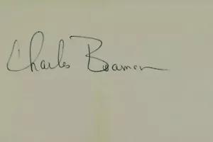 "Seattle Mariners" Charlie Beamon Jr Signed 3X5 Card COA - Picture 1 of 2