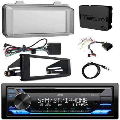 JVC KD-T920BTS Bluetooth USB AUX AM/FM Receiver, Wiring + Install Kit, Antenna - Image 1 of 4