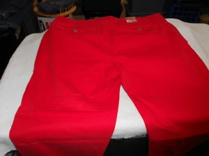 JCP auffällige rote ultimative 2-lagige khaki-Herrenhose aus Twill 38 x 32 neu mit Etikett - Bild 1 von 4