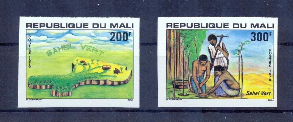 Mali 1979 Operation Green Sahel imperforate. MNH VF - Image 1 of 1