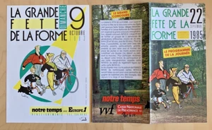 Chaland: 1 Flyer + 1 prospectus "La grande fête de la forme" 1983 et 1985 - Picture 1 of 1