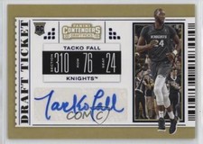 2019 Panini Contenders Draft Picks College Ticket Tacko Fall #118 Rookie Auto RC