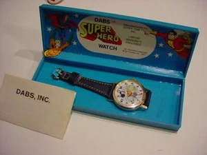 orologio da polso uomo WONDER WOMAN DABS 1977 mai usato, funzionante quasi nuovo/m in scatola originale - Foto 1 di 3