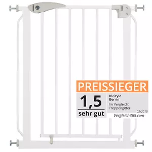 ib style® BERRIN S Cancello di sicurezza I scala e porta I 67-157 cm - Photo 1/7