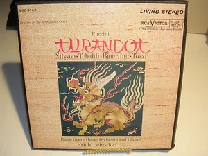 Puccini Turnandot Nilsson, Tebaldi, Bjoerling, Tozzi LSC-6149 RCA Victor VG+ VG - Picture 1 of 2