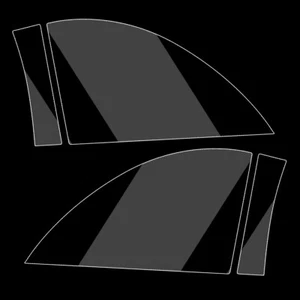 Front Door Panel Protection Clear Film Car Scratch Fit For Tesla Model Y zw - Picture 1 of 4