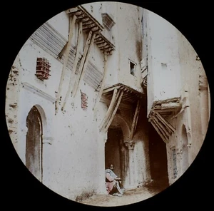 Linterna Mágica Diapositiva CALLE DEL MAR ROJO ARGEL C1890 FOTO ARGELIA - Imagen 1 de 3