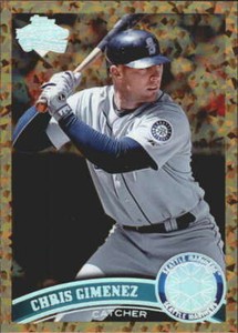 2011 Topps Update Cognac Diamond Anniversary #US222 Chris Gimenez Mariners NM-MT