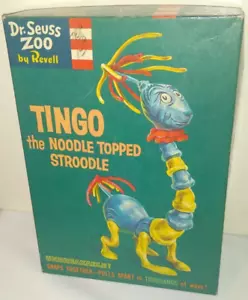 1960'S REVELL DR SEUSS ZOO TINGO THE NOODLE TOPPED STROODLE MODEL KIT COMPLETE - Picture 1 of 9