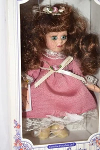 Victorian Garden Genuine 8" Porcelain Doll By Melissa Jane 1996 NIB - Picture 1 of 10