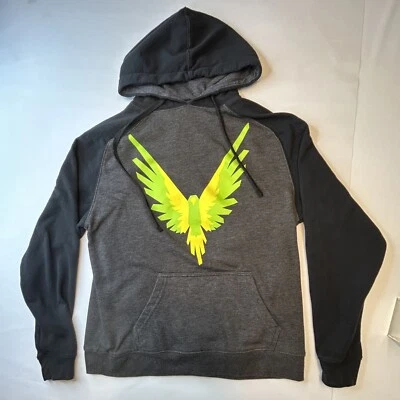 Pulôver Maverick by Logan Paul Phoenix com capuz cinza unissex pequeno embolsado - Imagem 1 de 4