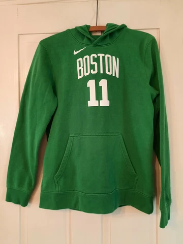 NBA Boston Celtics Kyrie Irving NIKE Pullover Green Hoodie Youth Sweatshirt Cover