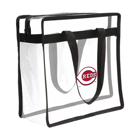 Cincinnati Reds Clear Stadium Tote [NEW] MLB Bag Purse Game Day Field Cover