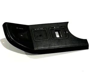 1987-1991 Ford F150 F250 F350 Left Dash Switch Bezel Trim BLACK - OEM - Picture 1 of 6