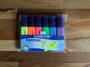 Paquete de 6 iluminadores clásicos Staedtler Textsurfer rosa verde amarillo azul púrpura - Imagen 1 de 3