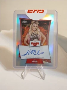 2025 Topps Chrome WWE Alexa Bliss Red Brand Chrome Autograph /175 Refractor Auto - Picture 1 of 2