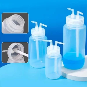 Botellas de lavado de plástico Lab Supply, 125 ml-1000 ml, cilindro transparente aprox. - Imagen 1 de 6