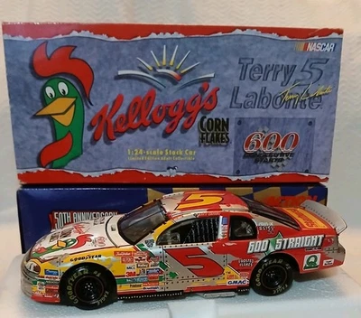 Terry Labonte #5 1998 Kellogg's Iron Man 600 Starts Platinum Series 1/24 Diecast Foto 1 de 4