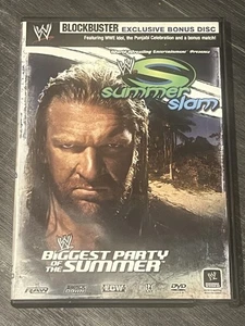 WWE Summerslam 2007 DVD w/ Blockbuster Exclusive Bonus Disc Raw Smackdown ECW - Picture 1 of 2