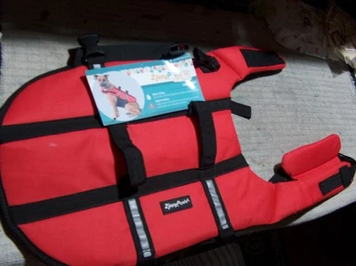 Zippy Paws Adventure Life Jacket for Medium Dogs Red, Size M Brand New 21-27 In - Image 1 of 4