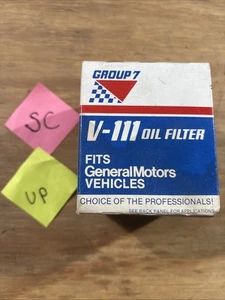 GROUP 7 V111 OIL FILTER for 77-14 CHEVROLET BUICK PONTIAC GMC AMC SAAB - Picture 1 of 4