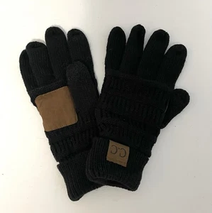 CC Exclusive Damen Winterhandschuhe schwarz Strick - Bild 1 von 6