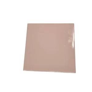 Venezianische rosa Keramikfliese 4,25 Zoll U-Bahn quadratisch Mid Century Modern Retro - Bild 1 von 24