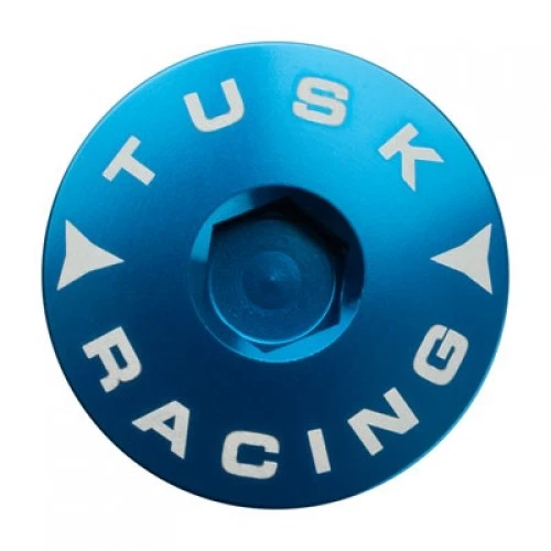 Kit de enchufes de motor de aluminio Tusk Billet azul 143-511-0013 para motocicleta Foto 1 de 1