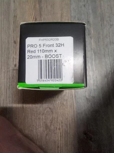 Hope Pro 5 For T Hu. 32H Red 110mm X 20mm - Boost , Boxed - Picture 1 of 2