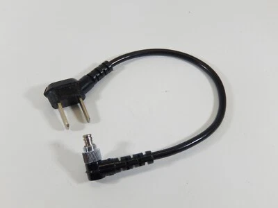 VINTAGE NIKON HOUSEHOLD 2-PRONG TO MALE PC FLASH SYNC CABLE CORD - Image 1 of 2