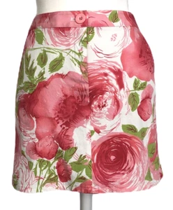 City DKNY Size 6 Short Skirt Womens Multicolor Floral - Picture 1 of 9