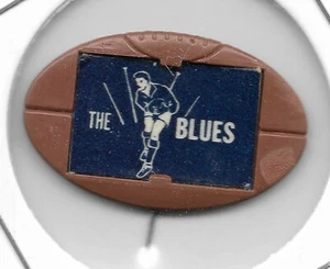 1968 1969 Twisties / Milo Football Emblem Pin CARLTON The Blues (Brown) - Imagen 1 de 1