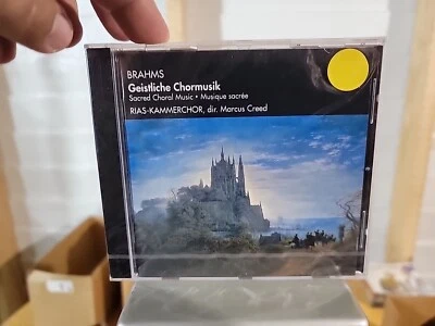 BERLIN RIAS CHAMBER CHOIR / MARCUS CREED BRAHMS: GEISTLICHE CHORMUSIK NEW CD - Image 1 of 3