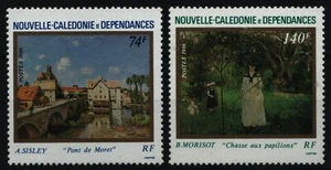 Nueva Caledonia 1986 - Mi-Nr. 795-796 ** - MNH - Pinturas / Pinturas - Imagen 1 de 1