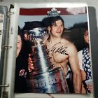 Rare photo autographe Mike Peluso NJ Devils 8x10 Coupe Stanley