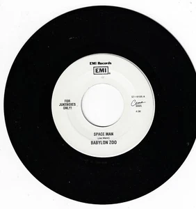 BABYLON ZOO space man / metal zoo 45rpm_1995 white label PROMO for jukeboxes - Foto 1 di 1