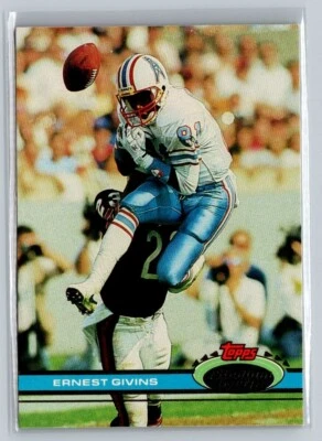 1991 Topps Stadium Club - #389 Ernest Givins - Image 1 of 2