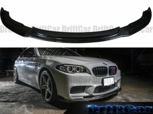 FITS 12-17 BMW F10 F11 M5 STOCK BUMPER CARBON FIBER HM TYPE FRONT LIP SPOILER - Picture 1 of 4