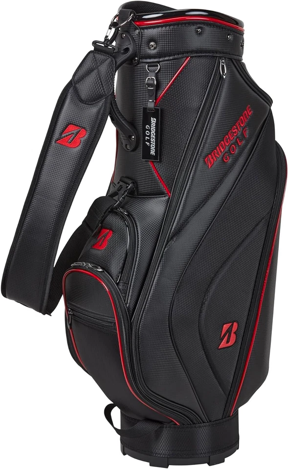 Bolso de golf Bridgestone para hombre MODELO BÁSICO 9 x 47 pulgadas 2,9 kg negro CBG422 Foto 1 de 1