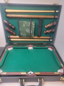 Vintage Goods Manufacturers International Table Top Pool Table with Case - Picture 1 of 24