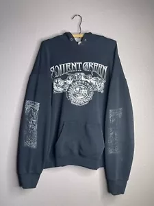 Vintage 90s Soilent Green Grindcore Metal Band Long Sleeve Hoodie - Picture 1 of 4